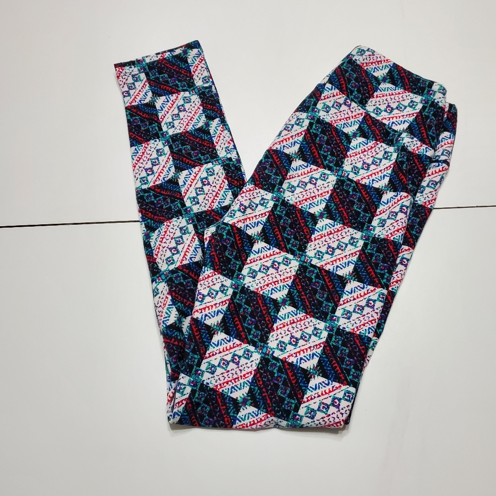 LuLaRoe square Graphic allover‎ fancy artistic pant